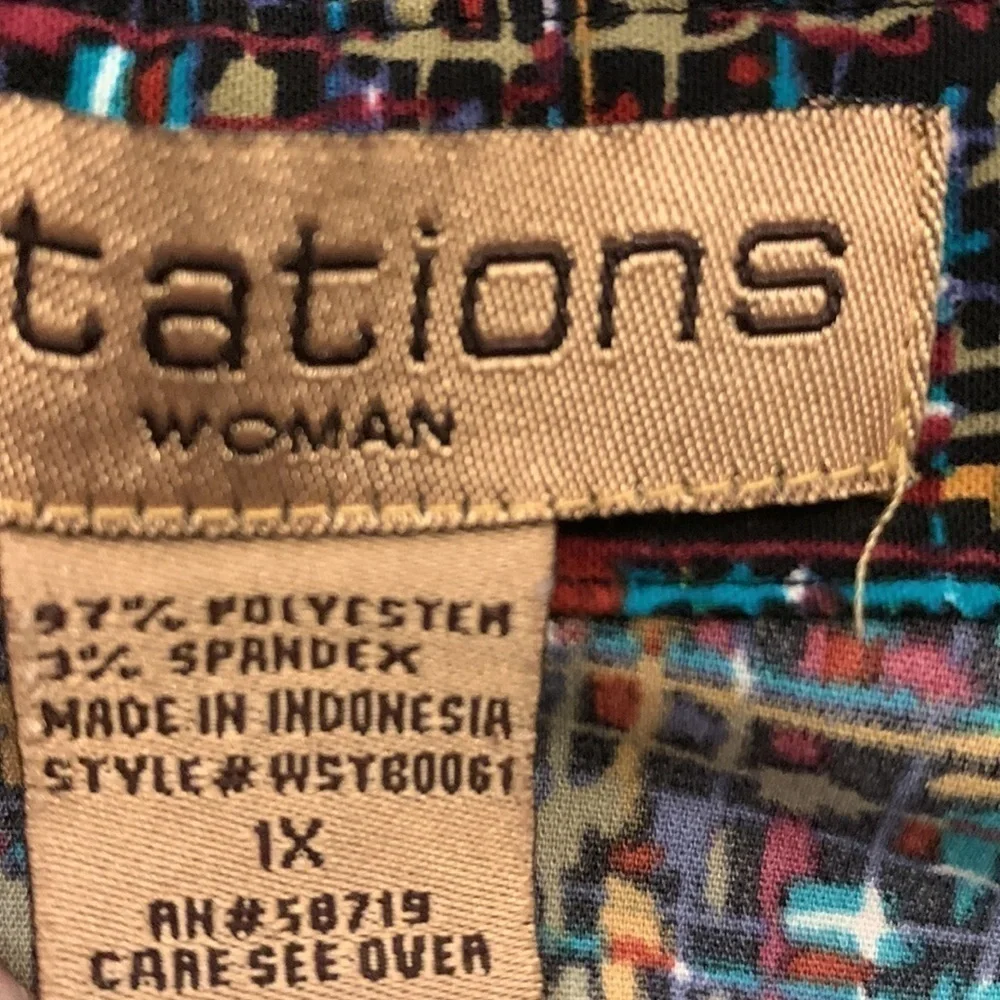Notations Woman 1X Blouse - Picture 8 of 10